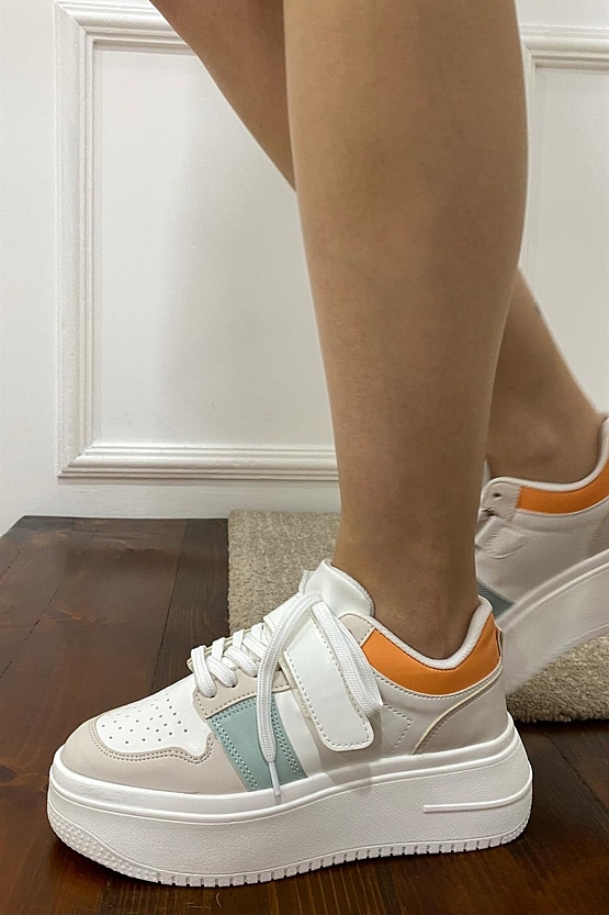 Kadın Multi Spor Ayakkabı Yüksek Tabanlı-5 Cm-hafif Yürüyüş Ayakkabısı Sneakers